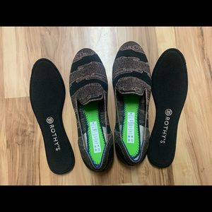 Rothy’s size 10 Excellent Condition Golden Shimmer Loafers